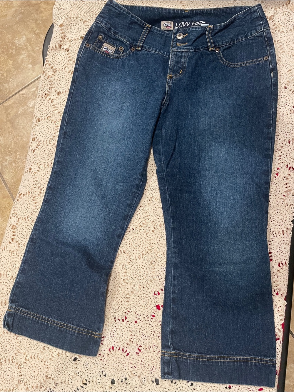 Cruel Girl Dark Blue Flare Jeans